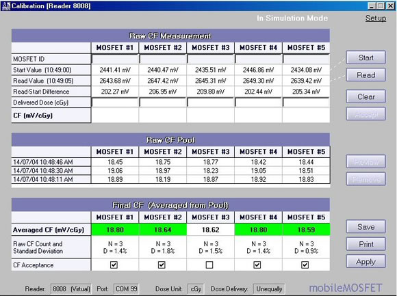 mobileMOSFET Screen Shot